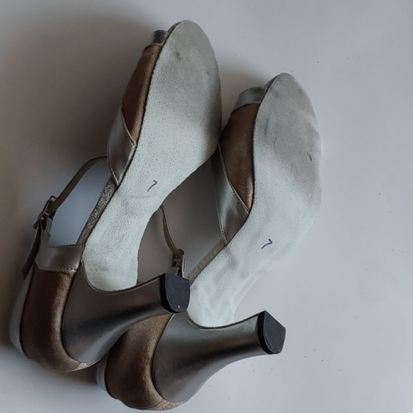 GLIDE Ballroom Dance Shoes 2 tone - Picture 2 of 2